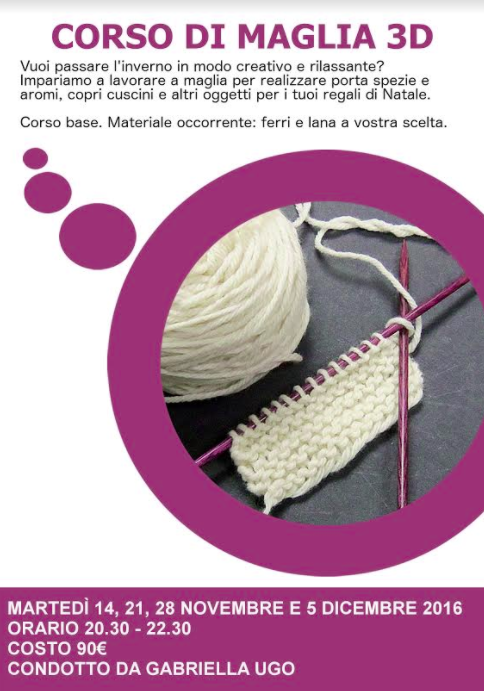 corso maglia 3D pikniq